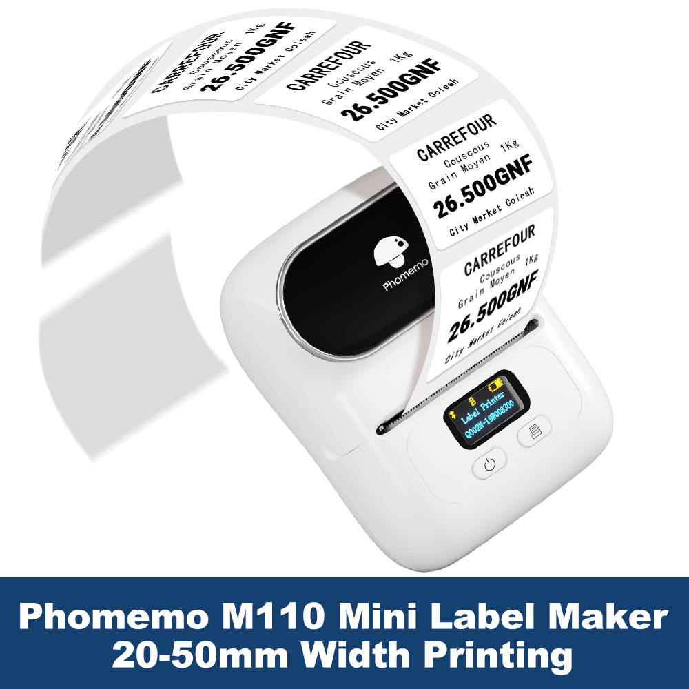 Commercial Photo Printer - Phomemo 라벨 프린터 M110 라벨 메이커