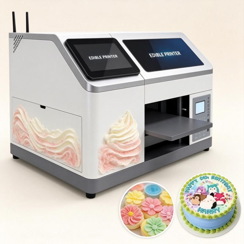디지털 케이크 프린터 기계 식용 잉크 풀 컬러 이미지  - Commercial Printing & Packaging Pvt Ltd 리뷰 및 가격