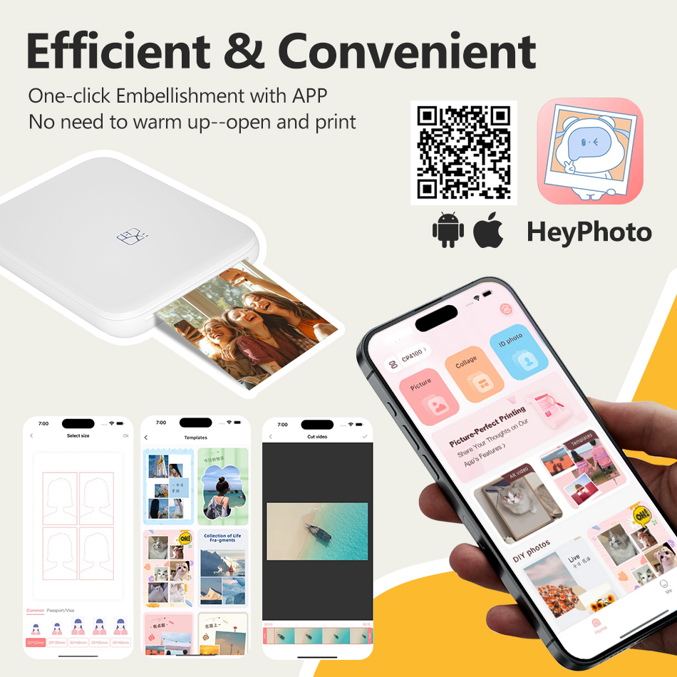 HPRT 휴대용 포토 프린터 포켓 2x3인치 크기 무선 - Commercial Photo Printer 리뷰 및 가격