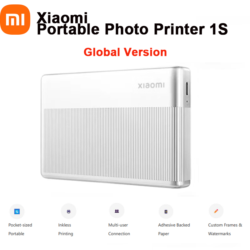 Xiaomi 포켓 포토 프린터 1s 무선 블루투스 열전 - Commercial Photo Printer 리뷰 및 가격